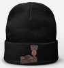 Nellis Dunes 2025 Las Vegas Blvd/Clark Peterson Sign Iron on Leatherette Patch Black Beanie